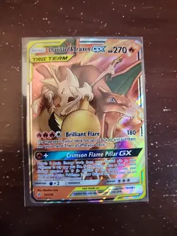 Pokemon TCG - Sun & Moon Cosmic Eclipse Charizard & Braixen GX 22/236 - LP - Image 1