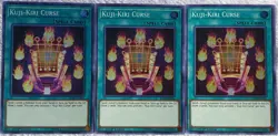 Yugioh 1x Kuji-Kiri Curse IGAS-EN066 Super Rare 1st Edition Near Mint Playset - Image 1