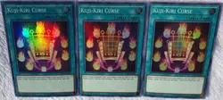 Yugioh 1x Kuji-Kiri Curse IGAS-EN066 Super Rare 1st Edition Near Mint Playset - Image 5