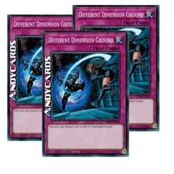 DIFFERENT DIMENSION GROUND 3x • Super R • RA04 EN101 • 1Ed • Yugioh! • ANDYCARDS - Image 1