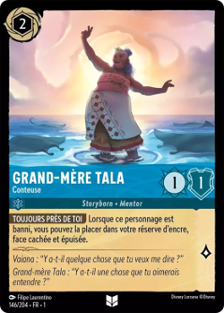 Lorcana - Grandmother Tala - Storyteller - First Chapter - MINT/NMINT - FR - FOIL - Image 1