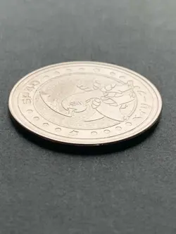 Bayleef SP40 Medal Coin Meiji Juice Pokemon Japanese Pokemon NINTENDO Very Rare - Image 5