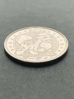 Growlithe SP35 Medal Coin Meiji Juice Pokemon Japanese Pokemon NINTENDO Rare - Image 2