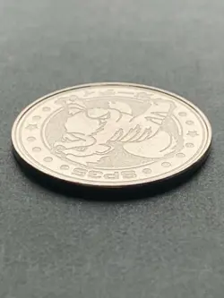 Growlithe SP35 Medal Coin Meiji Juice Pokemon Japanese Pokemon NINTENDO Rare - Image 4
