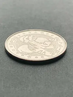 Growlithe SP35 Medal Coin Meiji Juice Pokemon Japanese Pokemon NINTENDO Rare - Image 5