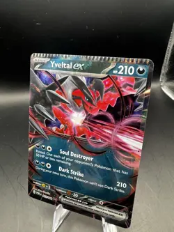 Yveltal EX 053/088 FULL WIDTH CRIMP ERROR HOLO MISPRINT Pokemon Card RARE - Image 3