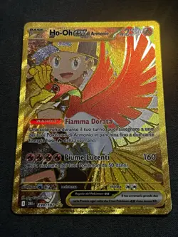 Ho-oh ex Di armonio 239/182 Rivali Predestinati Gold Ita Carta Pokemon - Image 1