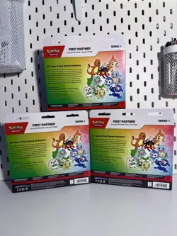 3x Pokemon TCG First Partner Illustration Collection: Series 1 - New & Sealed - Image 2