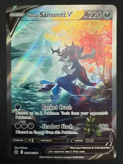 Pokemon Hisuian Samurott V GG51/GG70 Crown Zenith: Galarian Gallery Full Art - Image 1
