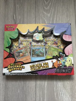 Pokemon TCG Mega Evolution Ascended Heroes -First Partners Deluxe Pin Collection - Image 1