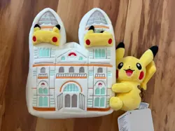 Pokemon x Natural History Museum Pikachu Plush Limited Edition ships from US - Image 1