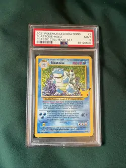 2021 POKEMON CELEBRATIONS CLASSIC COLLECTION #2 BLASTOISE-HOLO PSA 9 - Image 1