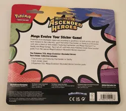 Pokemon TCG Mega Evolution ASCENDED HEROES Tech Sticker Collection Gastly 3-pack - Image 3