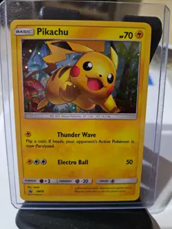 2017 Pokemon Pikachu SM Black Star Promo SM76 - Image 1