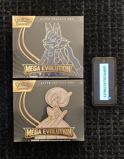 Pokemon TCG Mega Evolution Lucario & Gardevoir Elite Trainer Boxes Set - SEALED - Image 1