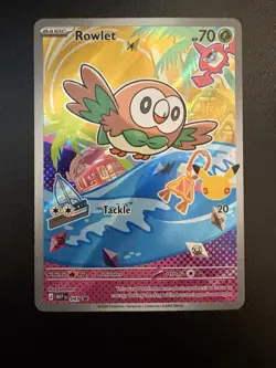 Pokemon First Partner Illustration Collection Gen 7 Litten Rowlet Popplio Set NM - Image 3