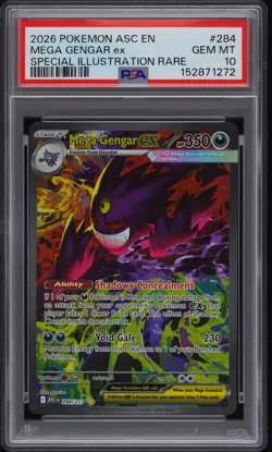Pokemon Mega Gengar ex 284/217 - Ascended Heroes - SIR - PSA 10 - Image 3