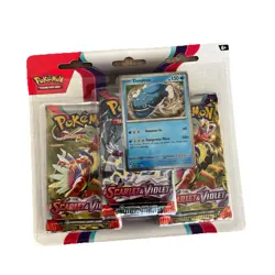 Pokemon Scarlet and Violet Blister Dondozo Promo With X3 Booster Packs SEALED - Image 2