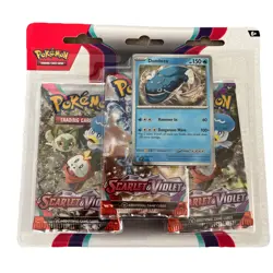 Pokemon Scarlet and Violet Blister Dondozo Promo With X3 Booster Packs SEALED - Image 4