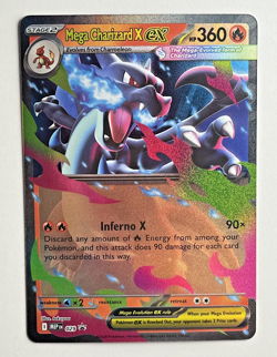Pokemon TCG - Mega Charizard X EX MEP 029 - Mega Evolution Black Star Promo - NM - Image 1