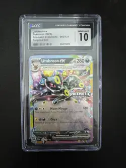 Pokemon Umbreon ex 060/131 Stamped Surprise Box Prismatic Evolutions CGC 10 - Image 1