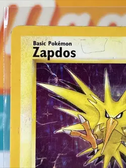 Zapdos #15 *Corrected* Holo Rare Variant Pokemon Fossil 1999 HP - Image 4