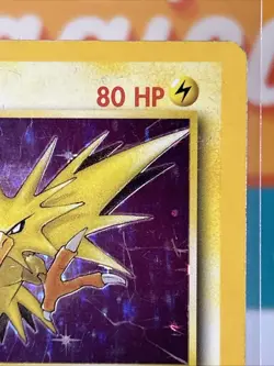 Zapdos #15 *Corrected* Holo Rare Variant Pokemon Fossil 1999 HP - Image 5