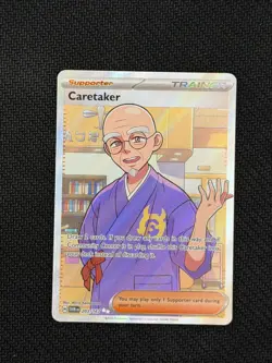 Pokemon TCG Sv06: Twilight Masquerade Trainer Caretaker 203/167 - Image 1