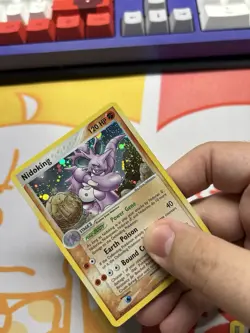 Pokemon TCG Nidoking 8/112 EX FireRed & LeafGreen Holo Rare 2004 MP Read Desc - Image 2