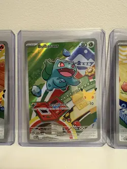First Partner Illustration Series 1 Charmander, Squirtle, Bulbasaur, Pokemon Set - Image 3