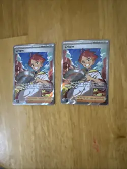 Pokemon TCG Crispin Stellar Crown Ultra Rare Set Of 2 - Image 1