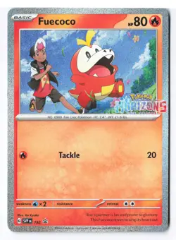 Fuecoco 192 - Pokemon TCG Scarlet & Violet Promo Horizons Stamp Holo Foil NM - Image 1