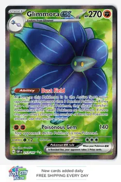 Glimmora ex 213/197 - Pokemon TCG Obsidian Flames Ultra Rare Holo Full Art NM - Image 1