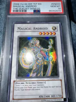 2008 Magical Android The Duelist Genesis Yu-Gi-Oh #EN043 PSA 10 - Image 2