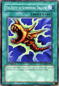The Flute of Summoning Dragon - DPKB-EN030 - Common - Unlimited Edition - Damage - Image 1