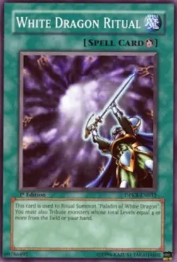 White Dragon Ritual - DPKB-EN032 - Common - Unlimited Edition - Damaged - Duelis - Image 1