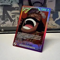 One Piece TCG Gol.D.Roger OP13-003 Alt Art Leader OP13 Carrying On His Will - Image 3