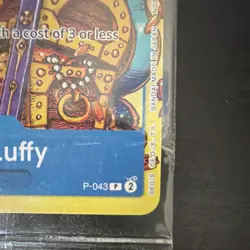 Monkey.D.Luffy P-043 Promo Bandai 7000 Power 7 Cost One Piece CCG SDCC 2025 - Image 4