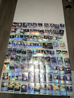 LOT OF 100! Union Arena TCG SR, Rare Foils - SAO, BCV, OPM, JJK - 15 Free Point - Image 1