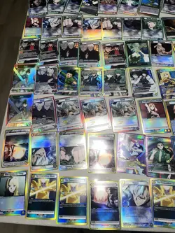 LOT OF 100! Union Arena TCG SR, Rare Foils - SAO, BCV, OPM, JJK - 15 Free Point - Image 2