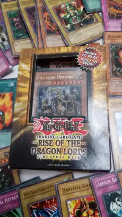 Yu-Gi-Oh Rise of the Dragon Lords Deck & Huge Card Bundle Lot - Image 2