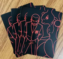Pokemon TCG Destined Rivals ETB(Giovanni & Mewtwo)Card Dividers -4 Card Dividers - Image 1