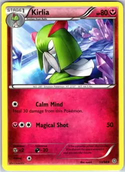 Kirlia 53/98 Uncommon Regular Card XY - Ancient Origins Pokemon TCG NM - Image 1