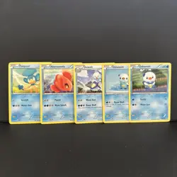 Pokemon Black White Base Lot 50 Cards Snivy Tepig Oshawott BW NM LP - Image 4