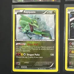 Pokemon RAYQUAZA EX and Black Star PROMO Card Lot of 4 - Image 4