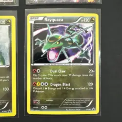 Pokemon RAYQUAZA EX and Black Star PROMO Card Lot of 4 - Image 5