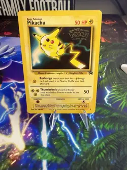 Pokemon Pikachu Promo Card Wizards Black Star Promos Rare 1999 Kids WB 50 - Image 1