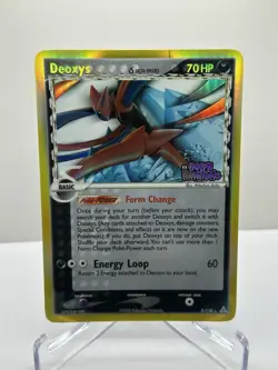 Pokemon Deoxys EX Delta Species 3/110 Holon Phantoms Holo Rare 70 HP Card - Image 1