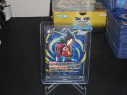 DRAGON BALL VEGETA GT FB09-117 SR CARD NICE!! - Image 1