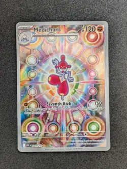 Pokemon Cards Medicham 241/217 Ascended Heroes Illustration Rare NM - Image 1